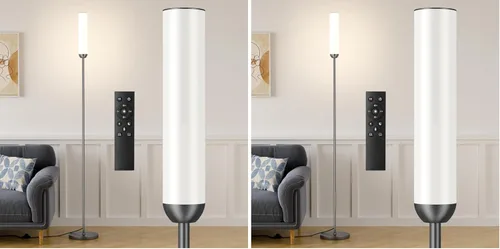 Miniatura 16 de Ambimall Lámpara de pie LED con control remoto, lámpara de pie de 65" con ajuste continuo de colores 3000K-6500K y brillo 30-100%, interruptor