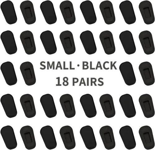 Miniatura 7 de 18 pares de fundas para la nariz para lentes, almohadillas antideslizantes de silicona para la nariz, repuesto para lentes de sol, ultrasuaves
