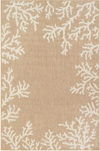 Miniatura 28 de Liora Manne Carmel - Alfombra decorativa de mezcla sintética para interiores y exteriores, de bajo perfil, contemporánea, decoración de peces Agua