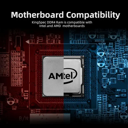Miniatura 5 de KingSpec Memoria RAM DDR4 de 16 GB (2 x 8 GB) y 3200 MHz para escritorio, enchufar y usar, uso doméstico y de oficina, versión estándar, memoria
