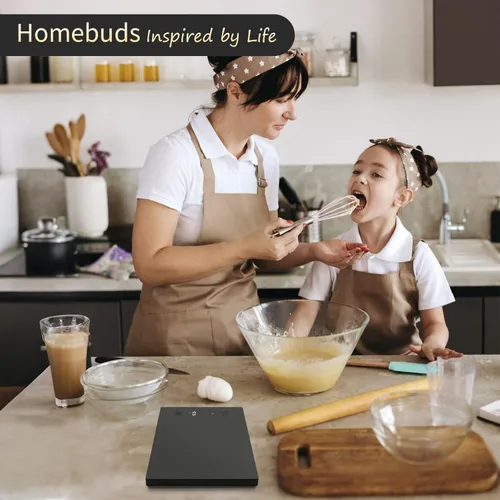 Miniatura 7 de Homebuds Báscula de alimentos de 22 libras/22.0 lbs, precisión de 0.1 oz/1 g por nuestra fábrica de básculas profesionales desde 2001, básculas