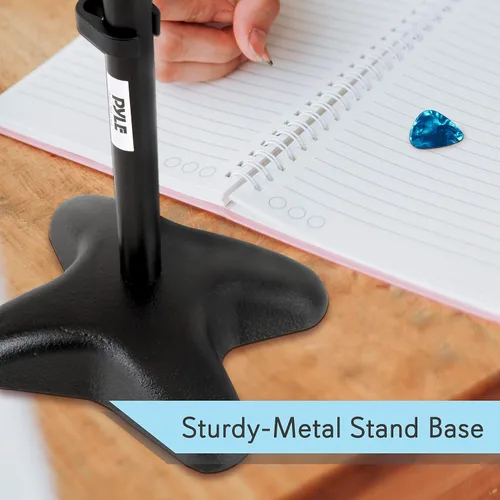 Miniatura 5 de PMKS7 Pedestal para micrófonos con base compacta Pyle-Pro