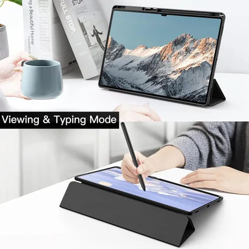 Miniatura 6 de JETech Funda para Samsung Galaxy Tab S10 Ultra/Tab S9 Ultra de 14.6 pulgadas con soporte para S Pen y parte trasera de policarbonato transparente