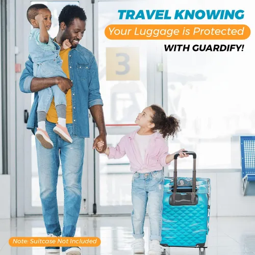 Miniatura 6 de Guardify Fundas de equipaje para maleta aprobadas por la Tsa, protector de equipaje transparente, funda de maleta Funda de equipaje de viaje