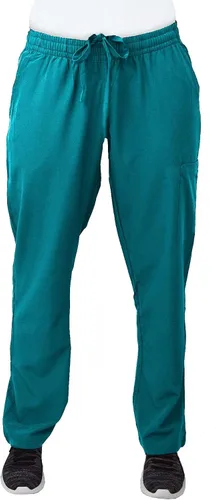 Miniatura 4 de Conjunto médico de enfermería GT 4FLEX con cuello en V y pantalón, verde azulado