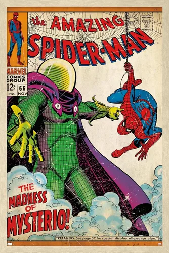 Miniatura 5 de Marvel Comics Spider-Man - Póster de pared Amazing Spider-Man #66, 22.4 pulgadas de largo x 14.7 pulgadas de ancho, versión premium sin marco
