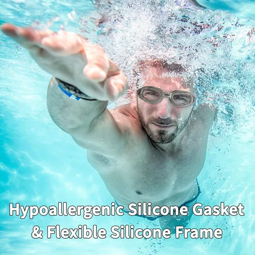 Miniatura 3 de Water Gear Gafas de natación antivaho Elite Transparente / plateado