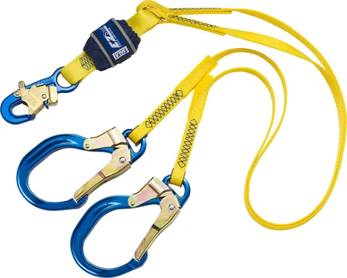 Miniatura 11 de 3M DBI-SALA 6' EZ-Stop 34" tela de poliéster doble pierna 100% cordón de absorción de golpes con gancho de cierre automático en cada extremo