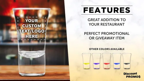 Miniatura 2 de Lord Shooter - Vasos de chupito grabados a medida de 1.75 onzas, paquete de 10/50/100, texto personalizado, logotipo, fiesta de cumpleaños número