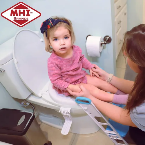 Miniatura 2 de Elevador con cojín y contorno para WC, 1 unidad, de la marca Mommy's Helper