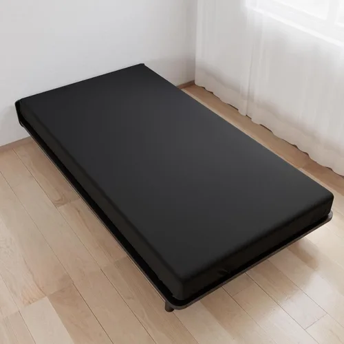 Miniatura 19 de Sábanas de cuna de 30" x 80", sábana ajustada de tamaño de cuna con cama estrecha/litera de campamento/camas para invitados/camping/remolques de Gris