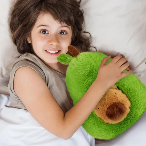 Miniatura 5 de CHDBLOCK - Peluche de capibara de aguacate de 13.77 pulgadas, animal de peluche suave, lindo almohadón de comida de aguacate para niños y adultos