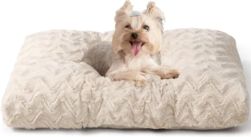 Miniatura 21 de EHEYCIGA Cama lavable para perros medianos para jaula de 29 x 21 pulgadas, almohadilla reversible para perreras para perros con un peso de hasta 35