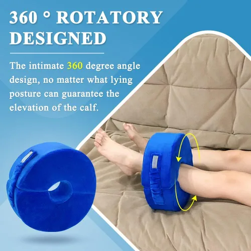 Miniatura 4 de Almohada de elevación de piernas Almohada de elevación de pie y tobillo Almohada de soporte de pierna para elevar la cuña del pie, almohada