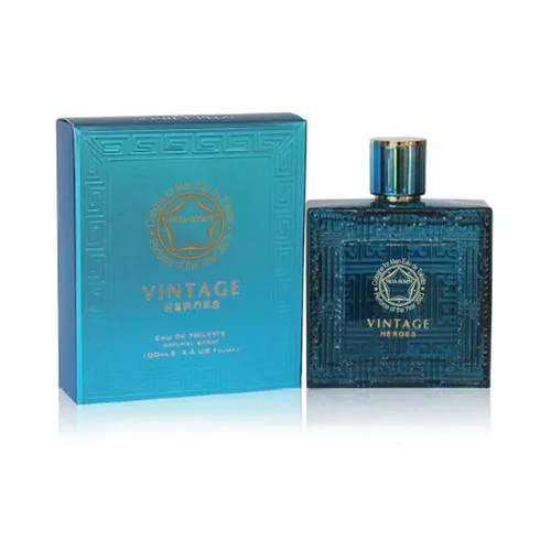 Miniatura 2 de Vintage Heroes - Juego de 4 botellas de colonia para hombres (Heroes+Rojo+Negro+Eau Fresh) Colección Clásica Botellas, Eau de Toilette Natural Spray