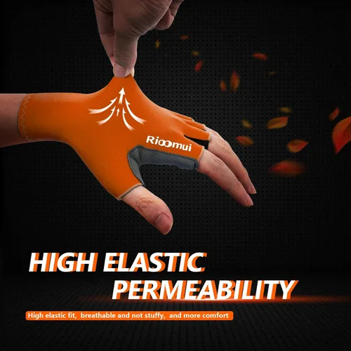 Miniatura 7 de Guantes de ciclismo para hombres y mujeres, guantes de ciclismo sin dedos, antideslizantes, 0.197 in, acolchados, absorben los golpes, transpirables