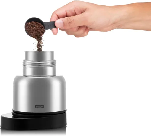 Miniatura 2 de Bodum Cafetera eléctrica Chambord de 17 onzas, jarra de plástico con control Wi-Fi y temporizador programable, acero inoxidable pulido