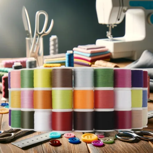 Miniatura 7 de Kit de hilo de coser de 56 carretes para coser a mano y coser a máquina, juego de hilos de poliéster coloridos de 100 yardas por carrete, 5600