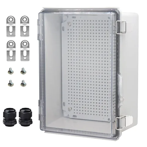 Miniatura 20 de Caja Eléctrica Impermeable para Exteriores Caja de Conexiones Resistente a la Intemperie IP67 Carcasa de Plástico ABS Caja de Proyecto