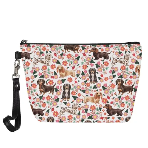 Miniatura 10 de Mumeson Patrón personalizado para mujer, bolsa de cosméticos de viaje, estuche de maquillaje, organizador de neceser de tocador