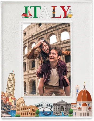 Miniatura 7 de KATE POSH Marco de fotos Italia, vacaciones familiares en Italia, regalo de boda, regalo de luna de miel (5 x 7 - horizontal)