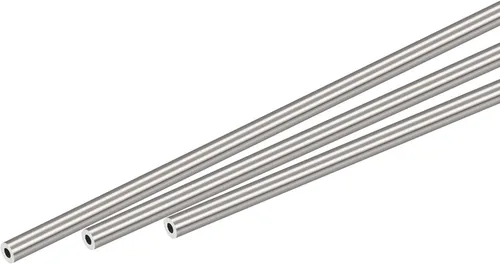 Miniatura 8 de uxcell Tubo redondo de acero inoxidable 304 0.236 in OD 0.020 in espesor de pared 11.811 in longitud 3 piezas