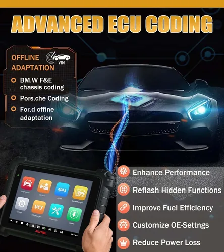 Miniatura 3 de Autel MaxiSys MS906Pro Herramienta de escaneo Igual que mk906pro Nivel de MP900BT MS906BT MS908 MK908 MK908 Codificación avanzada de ECU DoIP y CAN