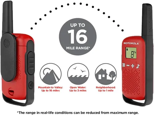 Miniatura 5 de Motorola Solutions Talkabout T110, Privacidad Fácil Emparejamiento, 16 millas, 2