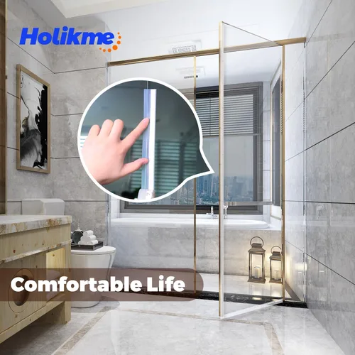 Miniatura 8 de Holikme Tira de Sellado para Puertas 10 Metros, Adhesivo de Sellado y Cinta de Sellado para Bloqueador de Corriente de Aire para Puertas, Adecuado