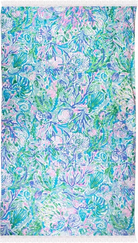 Lilly Pulitzer Toalla grande para piscina/playa de tamaño extra, 40 x 70, toalla grande de felpa para adultos, Soleil It On Me