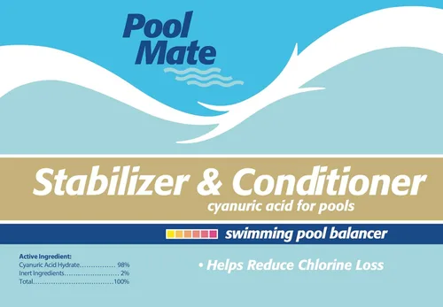 Miniatura 3 de Pool Mate 28 Libras Estabilizador y Acondicionador Premium para Piscina, Ácido Cianúrico Concentrado para Piscinas, Ayuda al Cloro a Durar Más Largo
