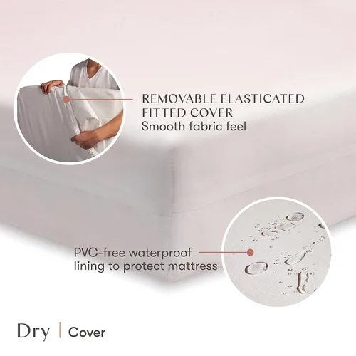 Miniatura 6 de babylettoColchón de cuna de núcleo puro Babyletto, cubierta a prueba de agua seca, 2 etapas, GreenGuard Gold Certified