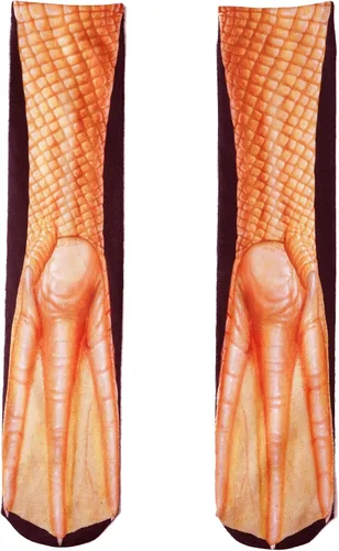 Miniatura 2 de Calcetines de patas de animales, loco diseño en 3D de patas de gatos, perros y tigres. Divertido regalo navideño para mujer u hombre adultos