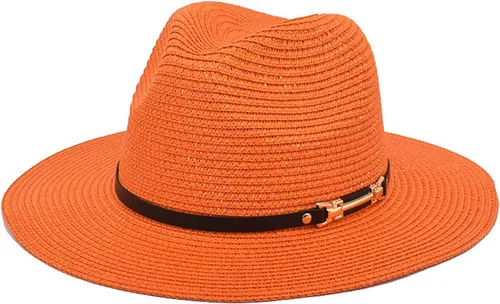 Miniatura 3 de Moda Primavera Verano Protector Solar Cap Pearl Accesorios Sombrero de Sol Ala Ancha Retro Jazz Top Hat Mujer Sombrero de paja
