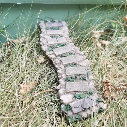 Miniatura 8 de Camino en miniatura, camino de piedra, mini camino para jardín de hadas, camino de resina, adornos de casa de muñecas