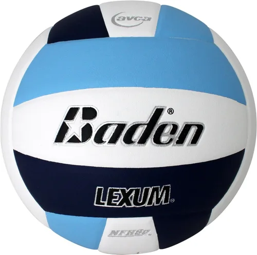 Miniatura 11 de Baden - Lexum - Microfibra compuesta de alta calidad Balón de voleibol oficial para interiores de la escuela secundaria 13U a 18U