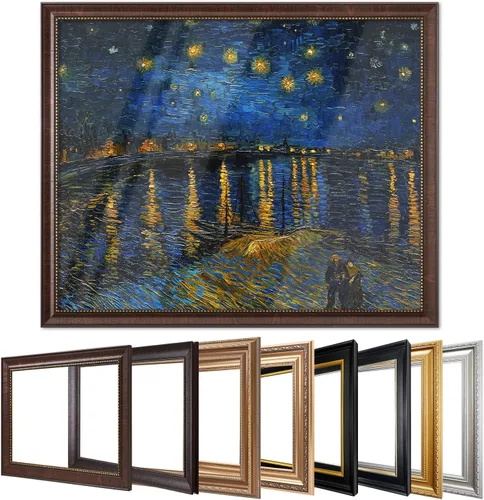 Miniatura 47 de DECORARTS - Serie de pinturas enmarcadas de Vincent Van Gogh (favoritos) – impresión giclée de arte en lienzo.