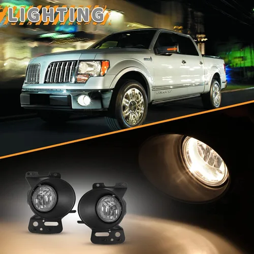 Miniatura 6 de Luces Antiniebla para Ford F-150 2005 2006 2007 2008 F150 Conjunto de lámparas para Lincoln Mark LT 2006-2008/2010 Conductor Pasajero Reemplazo
