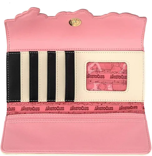 Miniatura 4 de Loungefly Disney Aristocats Piano Kitties - Cartera de piel sintética Multi