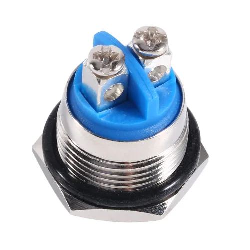 Miniatura 3 de Interruptor de botón momentáneo 12v, interruptor de botón momentáneo de 0.630 in, interruptor de botón de bocina de aire para control de circuito