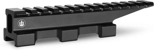 Miniatura 3 de Triton Atlas - Soporte elevador Picatinny de grado táctico con 13 ranuras, perfil mediano de 0.9 pulgadas, color negro