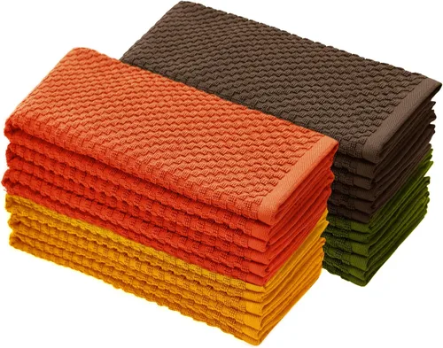 Miniatura 10 de Paquete de 4 toallas para cocina Euro-Cafe Cotton Craft, blancas, 100 % de algodón puro, Algodón, Blanco, paquete de de 12