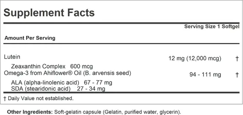 Miniatura 2 de ANDREW LESSMAN Luteína 12 mg - 60 cápsulas blandas - Niveles ultra altos de luteína. Potente carotenoide antioxidante. Apoya la salud ocular