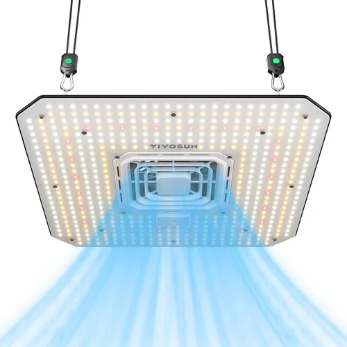 Miniatura 11 de VIVOSUN AeroLight A100SE, luz de cultivo LED de 100W con ventilador de circulación integrado, compatible con la aplicación, se utiliza