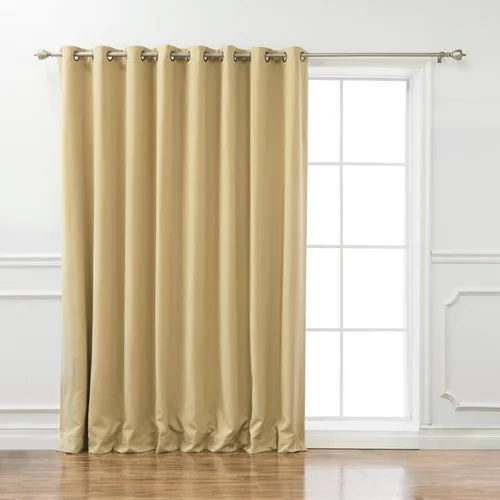 Miniatura 5 de Best Home Fashion Cortina térmica opaca con parte superior con ojales anchos Azul