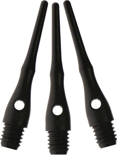 Viper Dart accesorio suave para punta de dardos Tufflex III 2BA, en paquete de 100 y 1000 unidades Negro