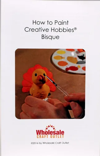 Miniatura 6 de Creative Hobbies Bisque de cerámica listo para pintar, calavera de 5 pulgadas de largo x 4 pulgadas de alto, incluye cómo pintar tu propio folleto