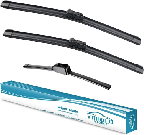 Miniatura 8 de VTOGOI escobillas de limpiaparabrisas con juego de escobillas traseras para BMW X3 2004-2010, repuestos de limpiaparabrisas automotrices, que