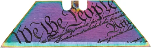 Miniatura 2 de NDZ Performance Repuesto de hoja de acero para cuchillo utilitario Berkling, hoja de afeitar personalizada, diseños grabados con láser de doble We