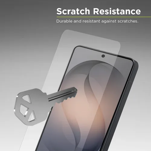 Miniatura 3 de PureGear Protector de pantalla de vidrio templado HD de máxima claridad para Samsung Galaxy S26 Ultra (2026), compatible con sensor de huellas